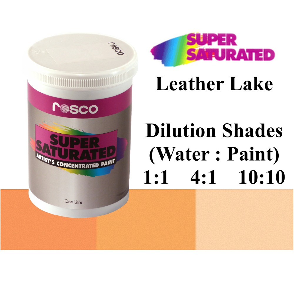 1l Rosco Super Saturated Leather Lake Paint